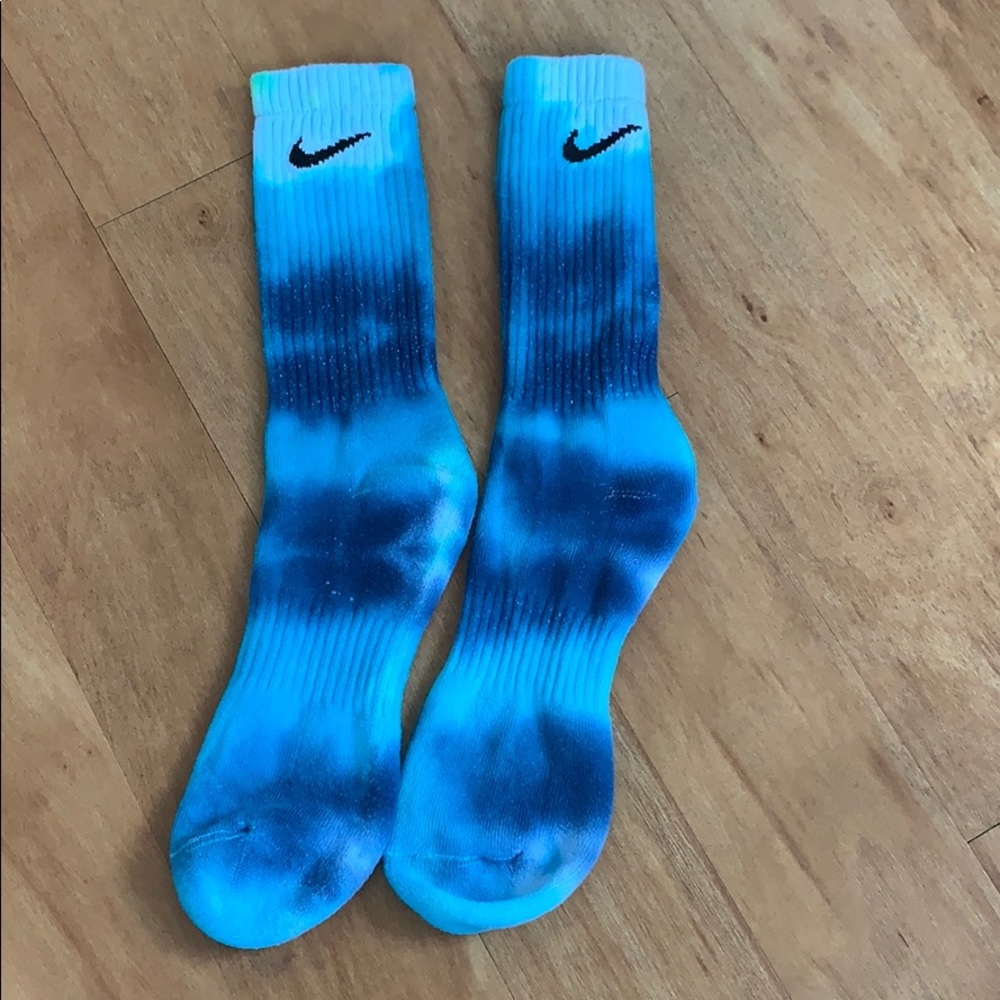 Tie dye Nike socks